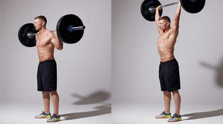 Behind-the-neck press