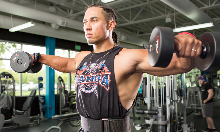 Dumbbell side raise