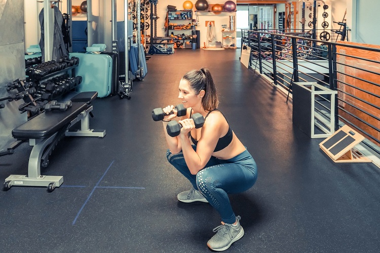 Dumbbell squat