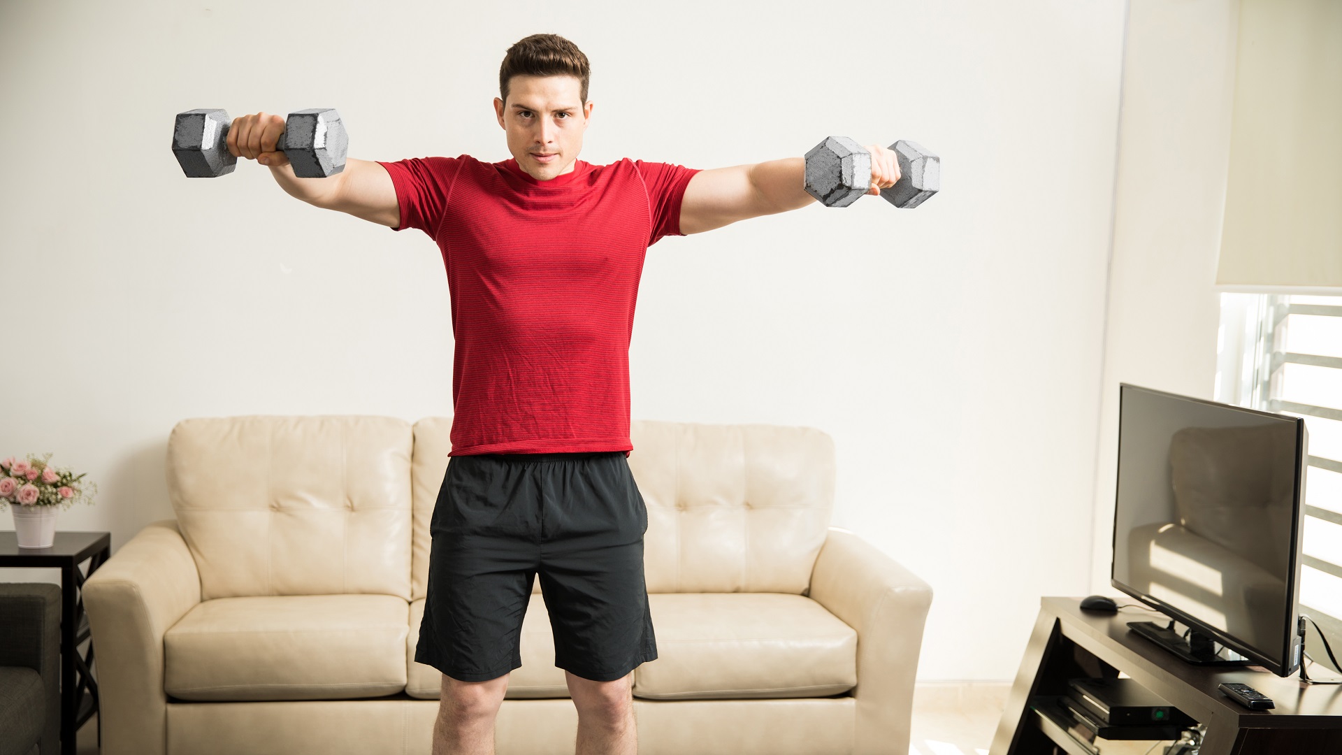 10 Workouts With Dumbbells At Home
