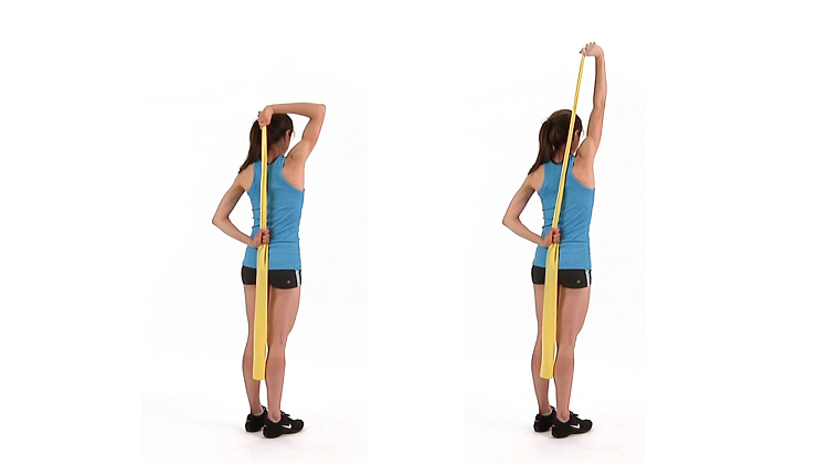 Band single-arm triceps extension