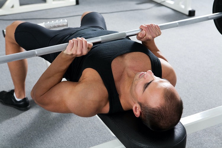 Close-grip bench press