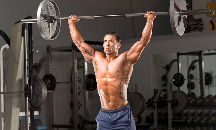 Barbell overhead press