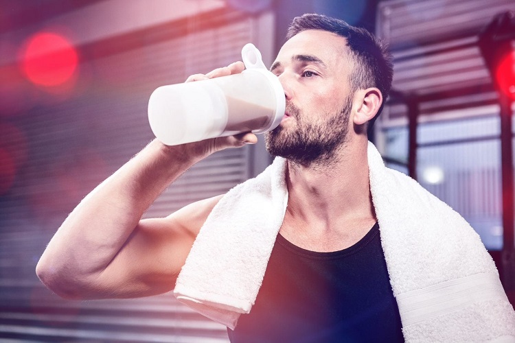 Protein shake label check