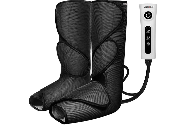 Air compression leg massager