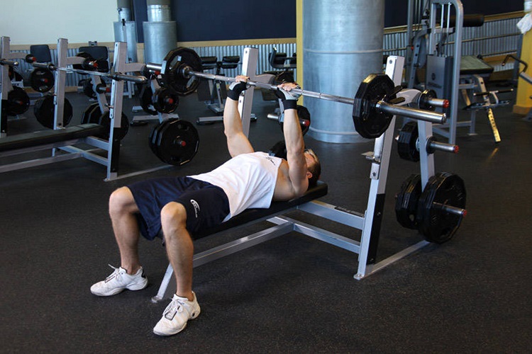 Close-grip bench press