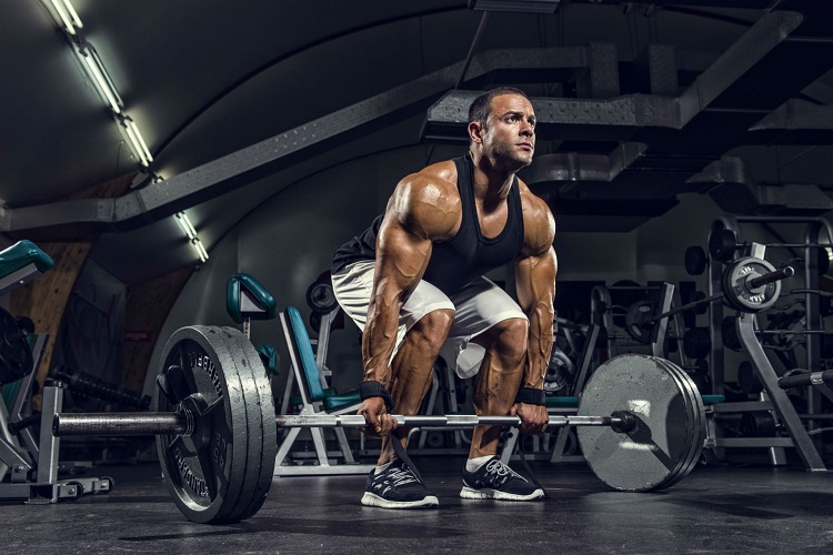 Barbell deadlift