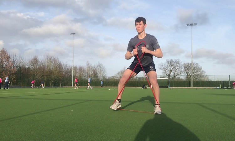 Lateral band walk