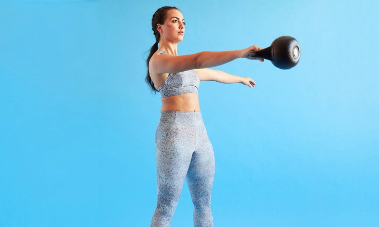 One-arm dumbbell swing