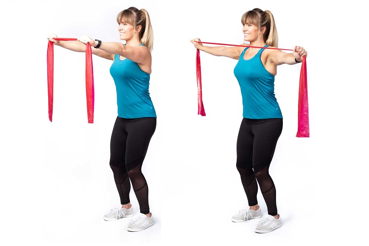 Resistance band pull-apart