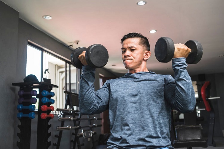 Standing Arnold press