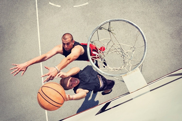 Jumping sport illustration