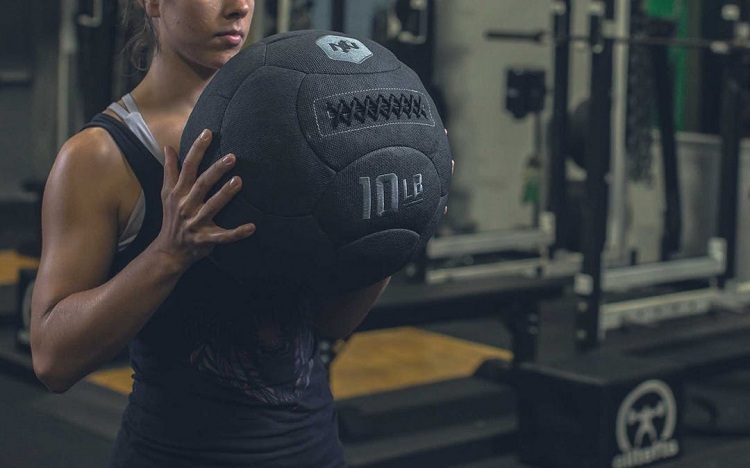 Medicine ball toss