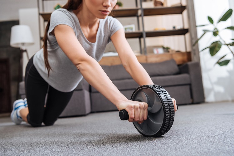 Ab wheel practice