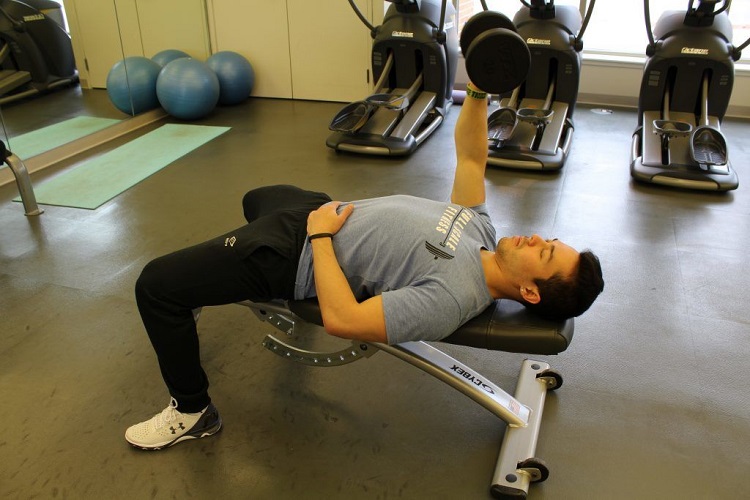 Chest fly variation