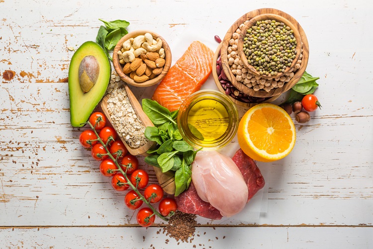 Healthy food illustration