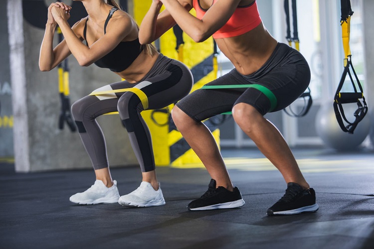 Resistance band workout