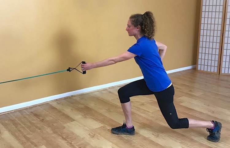Straight-arm row